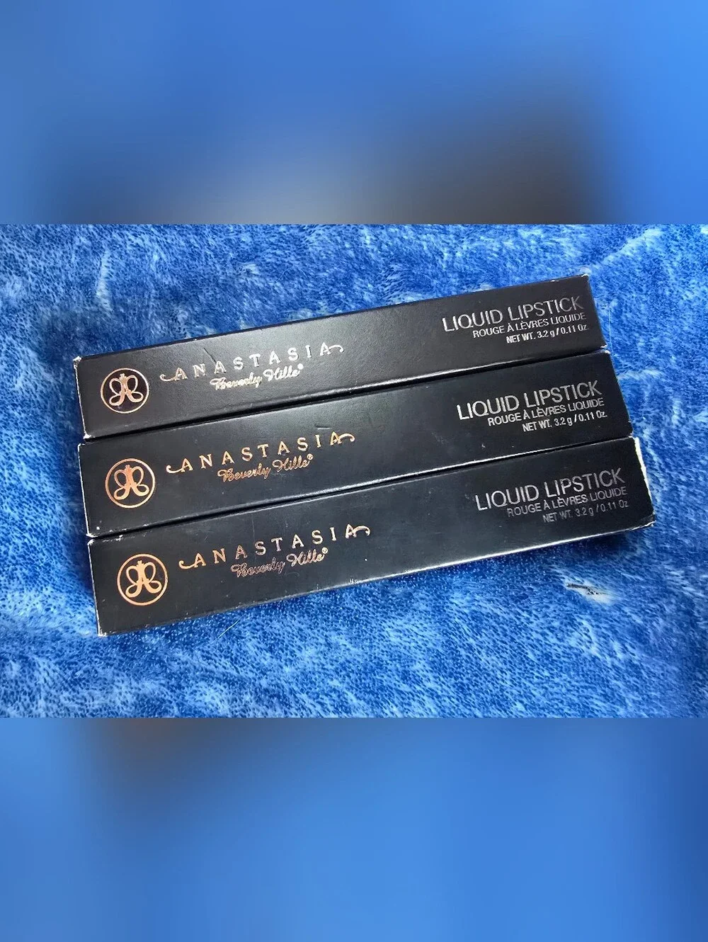 ABH Matte Liquid Lipstick 3-Pc Bundle - Vampy Dark Shades New Boxed